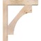 Ekena Millwork Westlake Block Smooth Bracket w/ Offset Brace, Douglas Fir, 5 1/2"W x 26"D x 30"H BKT0604X26X30WTL05SDF - alternate 4